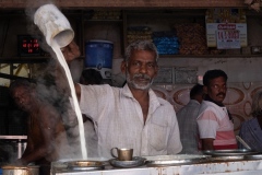 Masala chai preparation in the streets of Madurai