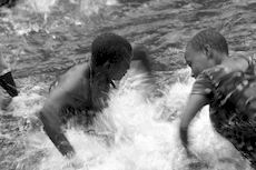 This people have incredible musicality. They are able to derive incredible rhythms using even water from small rivers